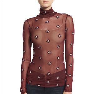 Cin a Sept Celtic Geometric-Embroidered Turtleneck